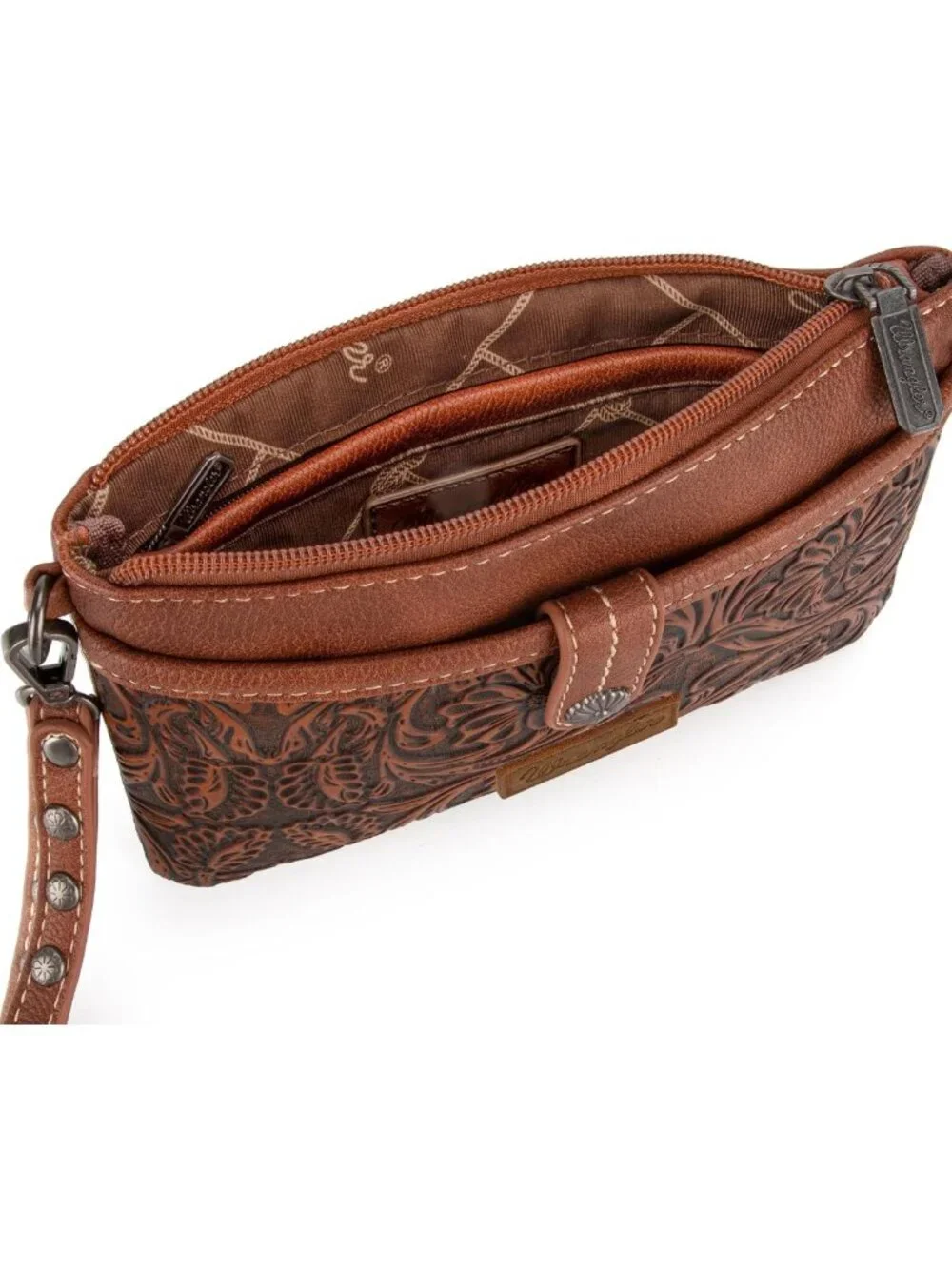 Stylish Western Cowhide Crossbody Bag for Women | Chic Clutch Wristlet Purse